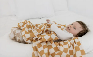 Checkered Muslin Swaddle