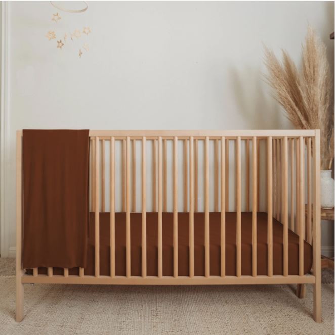 Sand Organic Bamboo Crib Sheet