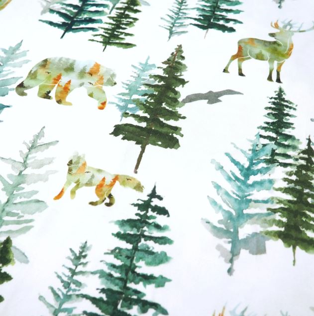 Forest Animal Crib Sheet