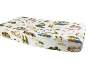 Western Theme Changing Pad Cover