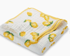 Yellow Lemon Baby Quilt