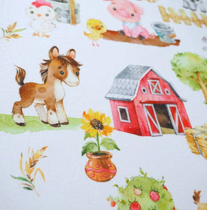 Farm Animal Crib Sheet