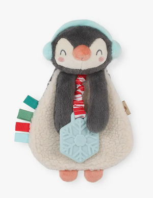 Holiday Plush Lovey with Silicone Teether