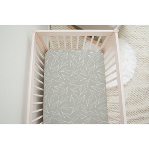 Modern Tan Wheat Crib Sheet