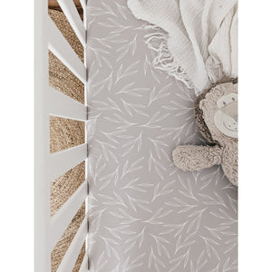 Modern Tan Wheat Crib Sheet