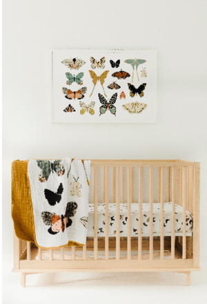 Butterfly Reversible Baby Quilt
