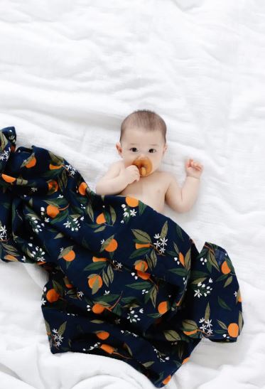 Clementine and Bloom Muslin Swaddle